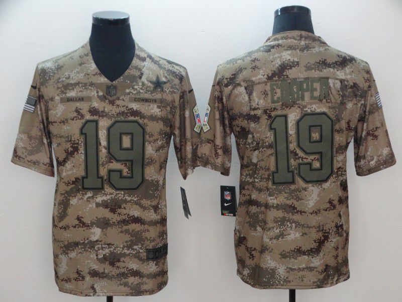 Men Dallas cowboys #19 Cooper Nike Camo Salute to Service Retired Player Limited NFL Jersey->women nfl jersey->Women Jersey